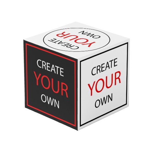 Create Your Own - Personalized, branded / Custom Kubus (Achter hoekig)