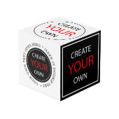 Create Your Own - Personalized, branded / Custom Kubus (Voorkant hoekig)