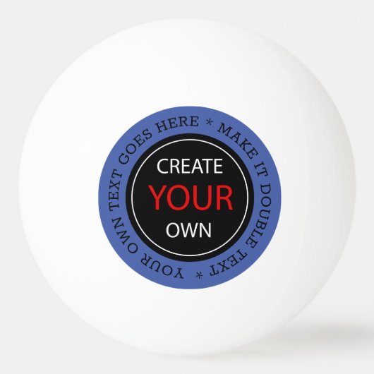 Create Your Own - Personalized, branded / Custom Pingpongbal (Voorkant)