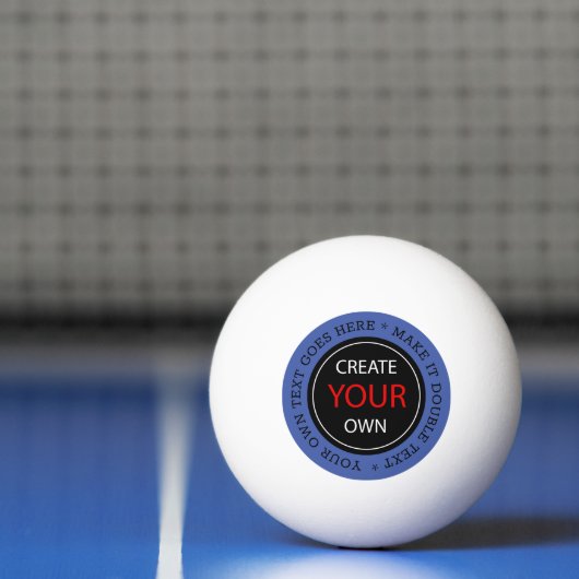 Create Your Own - Personalized, branded / Custom Pingpongbal (Net)