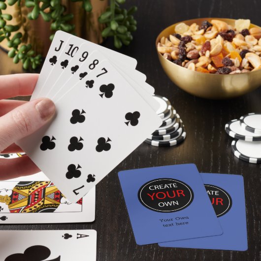 Create Your Own - Personalized, branded / Custom Pokerkaarten (Insitu)