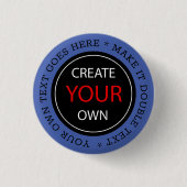 Create Your Own - Personalized, branded / Custom Ronde Button 3,2 Cm (Voorkant)