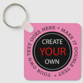 Create Your Own - Personalized, branded / Custom Sleutelhanger (Voorkant)