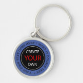 Create Your Own - Personalized, branded / Custom Sleutelhanger (Voorkant)
