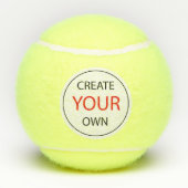 Create Your Own - Personalized, branded / Custom Tennisballen (Achterkant)