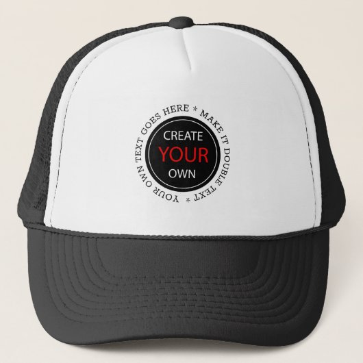 Create Your Own - Personalized, branded / Custom Trucker Pet (Voorkant)