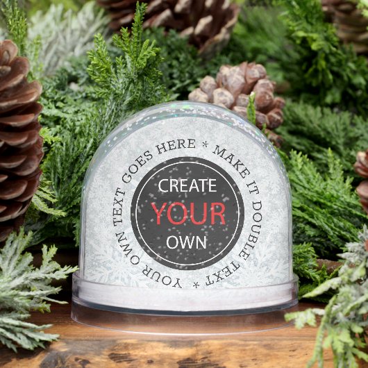 Create Your Own - Personalized, branded / Photo Sneeuwbol (Winter)