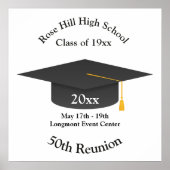 Create Your Own Personalized Class Reunion Poster (Voorkant)