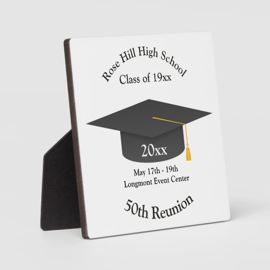 Create Your Own Personalized Class Reunion Sign Fotoplaat (Voorkant)