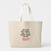 Create Your Own Personalized Custom Grote Tote Bag (Achterkant)