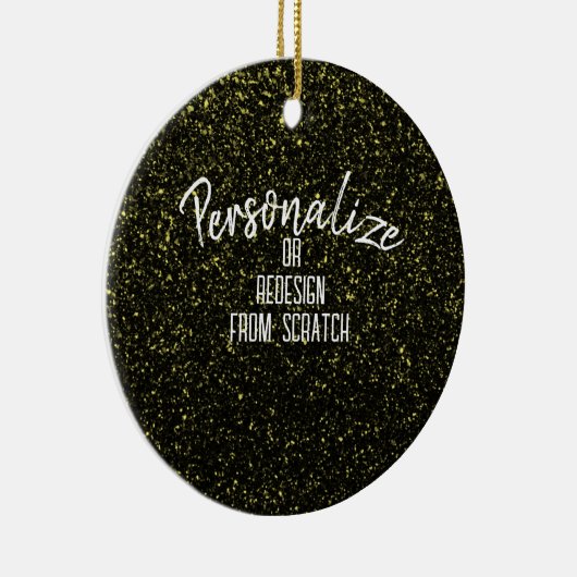 Create Your Own Personalized Custom Keramisch Ornament (Rechts)