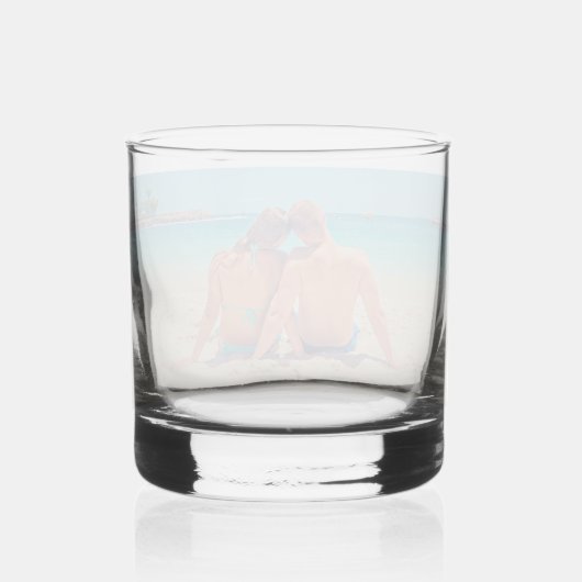 Create Your Own Personalized Custom Photo Whisky Glas (Achterkant)