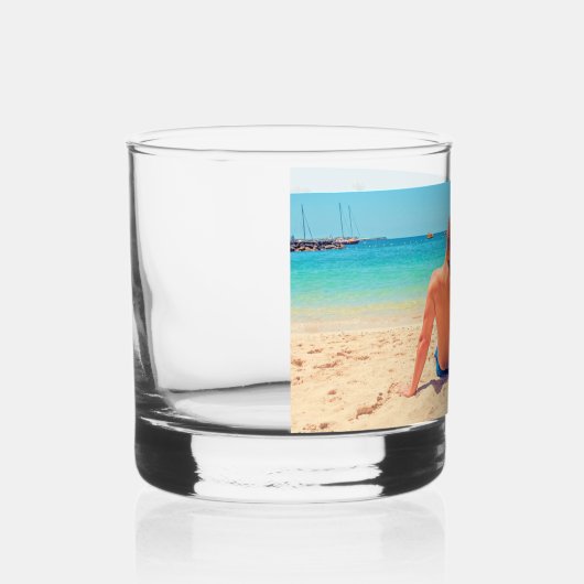 Create Your Own Personalized Custom Photo Whisky Glas (Rechts)