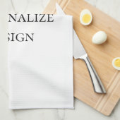 Create Your Own Personalized Custom  Theedoek (Quarter Fold)