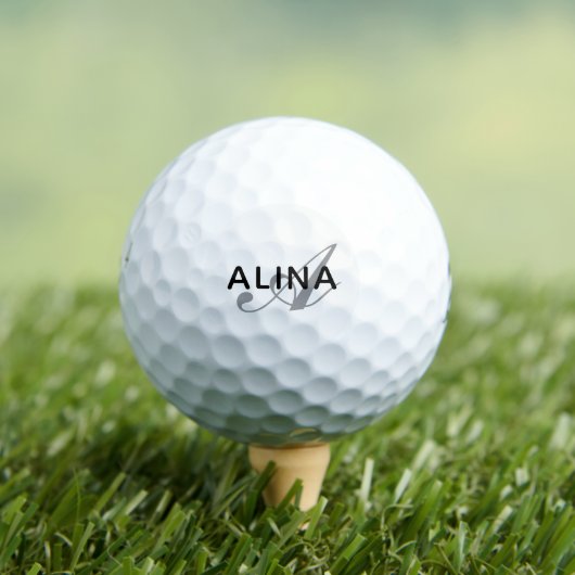 Create Your Own Personalized Name Monogram Golfballen (Insitu Shirt)