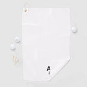 Create Your Own Personalized Name Monogram Golfhanddoek (Insitu)