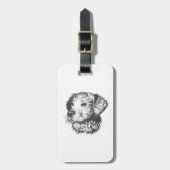 Create Your Own Pet Dog Customized Bagagelabel (Voorkant verticaal)