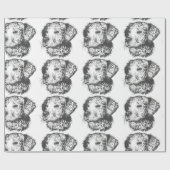 Create Your Own Pet Dog Customized Cadeaupapier (Vlak)
