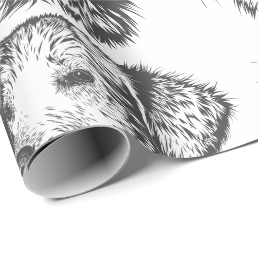 Create Your Own Pet Dog Customized Cadeaupapier (Rol Hoek)