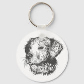 Create Your Own Pet Dog Customized Sleutelhanger (Voorkant)