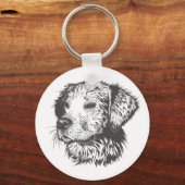 Create Your Own Pet Dog Customized Sleutelhanger (Voorkant)