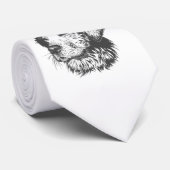 Create Your Own Pet Dog Customized Stropdas (Opgerold)