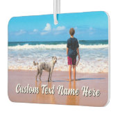 Create Your Own Pet Photo Air Freshener with Text Luchtverfrisser (Links)