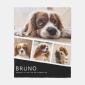 Create Your Own Pet Photo Fleece Deken (Voorkant)