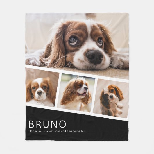 Create Your Own Pet Photo Fleece Deken (Voorkant)