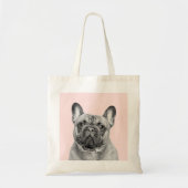 Create Your Own Pet Portrait | Black and White  Tote Bag (Voorkant)