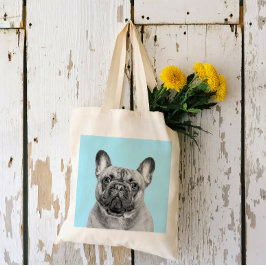 Create Your Own Pet Portrait | Black and White  Tote Bag