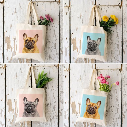 Create Your Own Pet Portrait Tote Bag