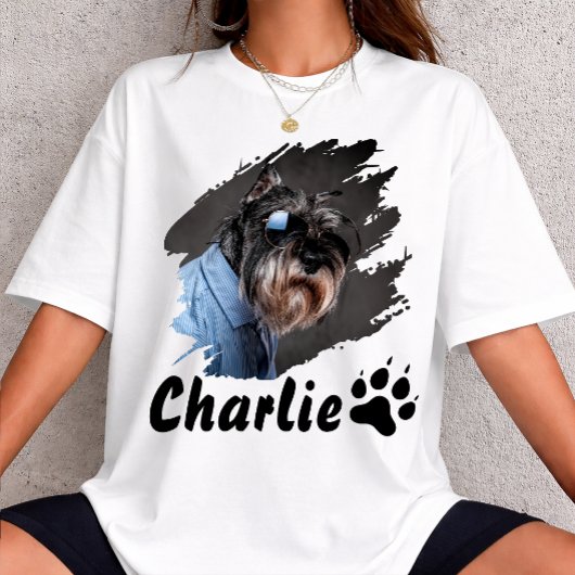create your own pet shirt idea here custom photo