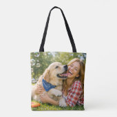 Create Your Own Pet Tote Bag – Add 2 Custom Photos (Achterkant)