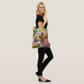 Create Your Own Pet Tote Bag – Add 2 Custom Photos (Op model)