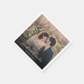 Create your own photo bride and groom wedding servet (Hoek)