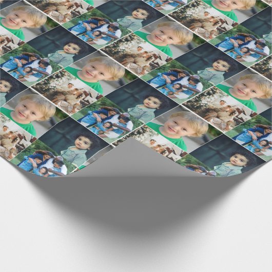Create Your Own Photo Collage Cadeaupapier (Hoek)