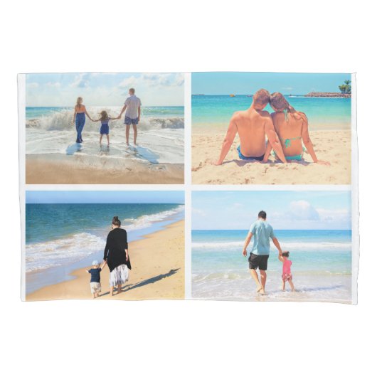Create Your Own Photo Collage Pillow Case Gift Kussensloop (Voorkant)