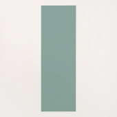 Create Your Own Photo Collage Sage Green Monogram Yogamat (Achterkant)