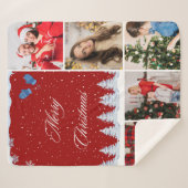 Create Your Own Photo Collage Sherpa Deken (Voorkant (horizontaal))