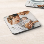 Create Your Own Photo Custom Pic Double Sided Bier Onderzetter (Linkerzijde)