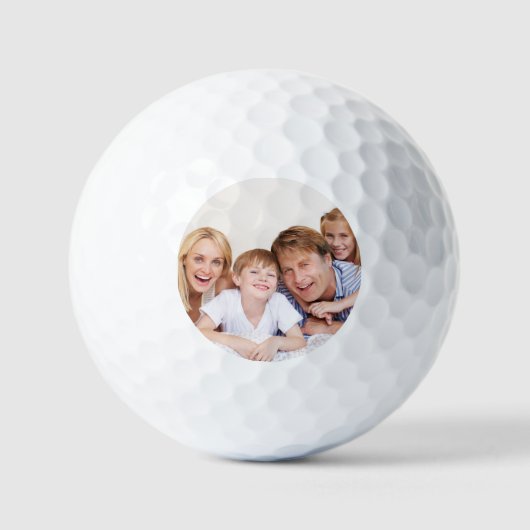 Create Your Own Photo Custom Pic Double Sided Golfballen (Voorkant)