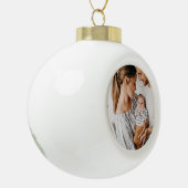 Create Your Own Photo Custom Pic Double Sided Keramische Bal Ornament (Links)