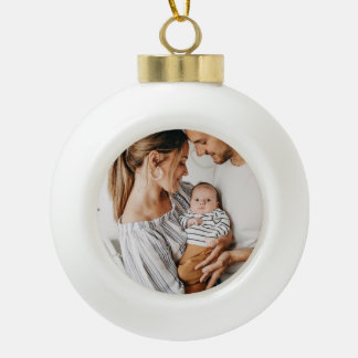 Create Your Own Photo Custom Pic Double Sided Keramische Bal Ornament