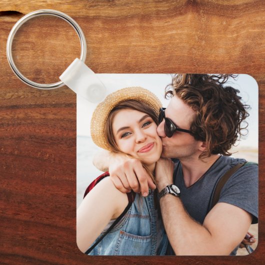 Create Your Own Photo Custom Pic Double Sided Sleutelhanger (Voorkant)