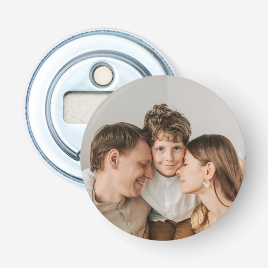 Create Your Own Photo Custom Picture DIY Button Flesopener (Voorkant)