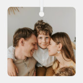 Create Your Own Photo Custom Picture DIY  Metalen Ornament (Achterkant)