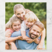 Create Your Own Photo Custom Picture DIY Wijn Etiket (Enkel label)