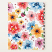 Create your own photo floral pattern garden planner (Achterkant)