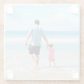 Create Your Own Photo Glass Coaster Gift Glazen Onderzetter (Achterkant)